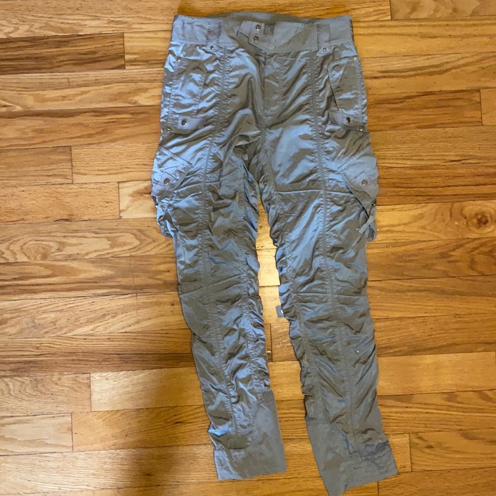 Ralph Lauren satin ruched pants